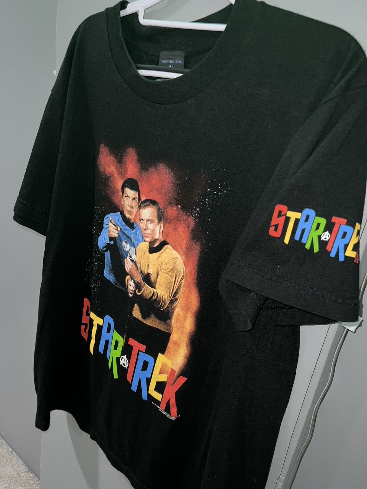 Vintage Vintage 1999 Star Trek shirt tv promo shirt Size US L / EU 52-54 / 3 - 6 Thumbnail