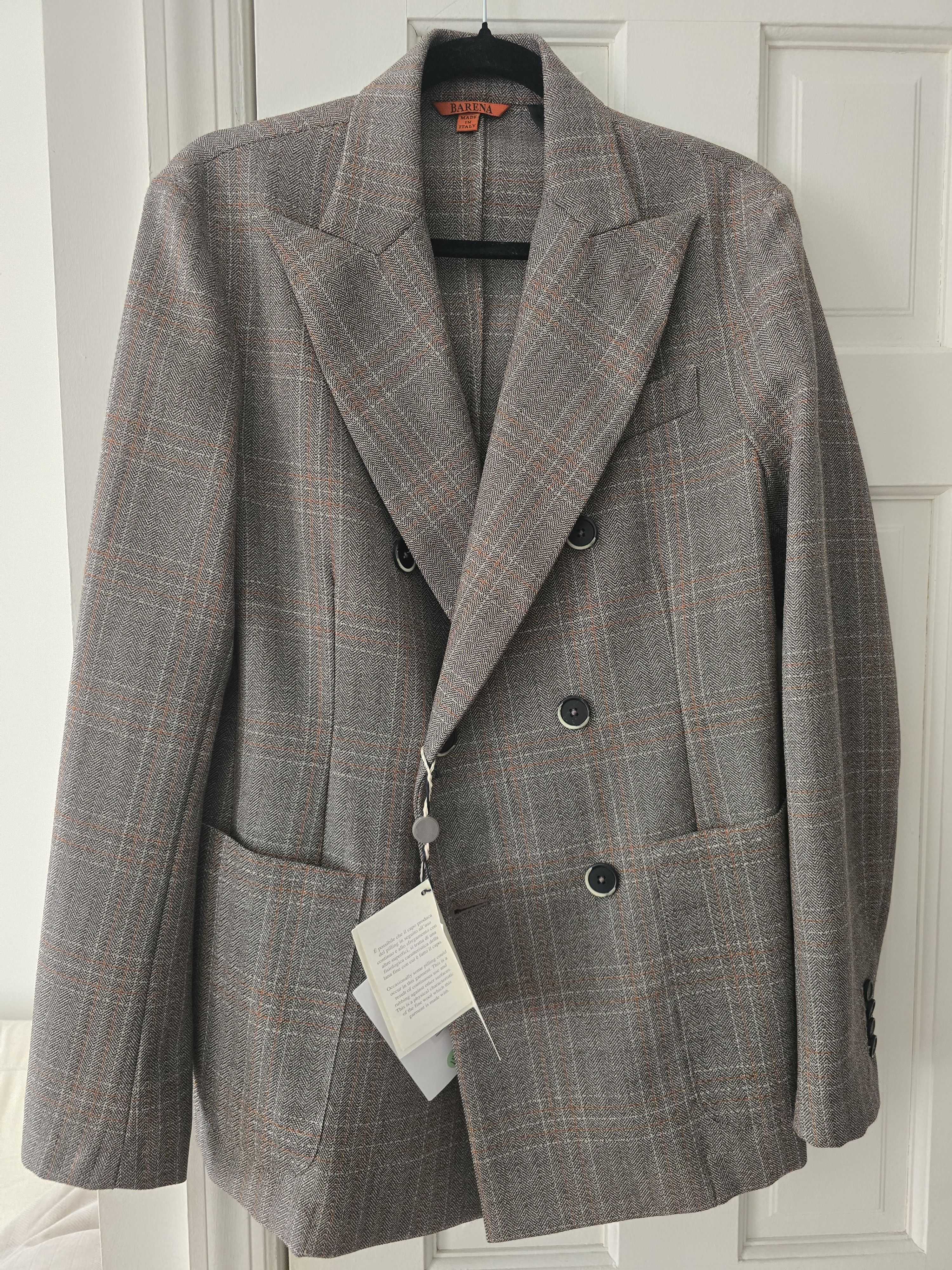 Barena Venezia Barena Double Breasted Taupe Blazer Jacket Size 38R - 1 Thumbnail