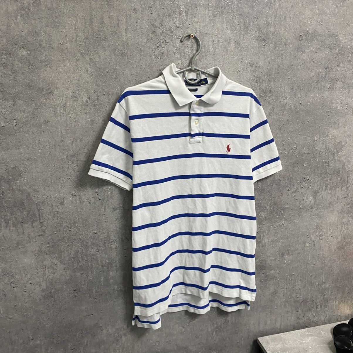 Polo Ralph Lauren Men’s Vintage 90s Polo Ralph Lauren Polo T-Shirt Striped Size US L / EU 52-54 / 3 - 4 Thumbnail