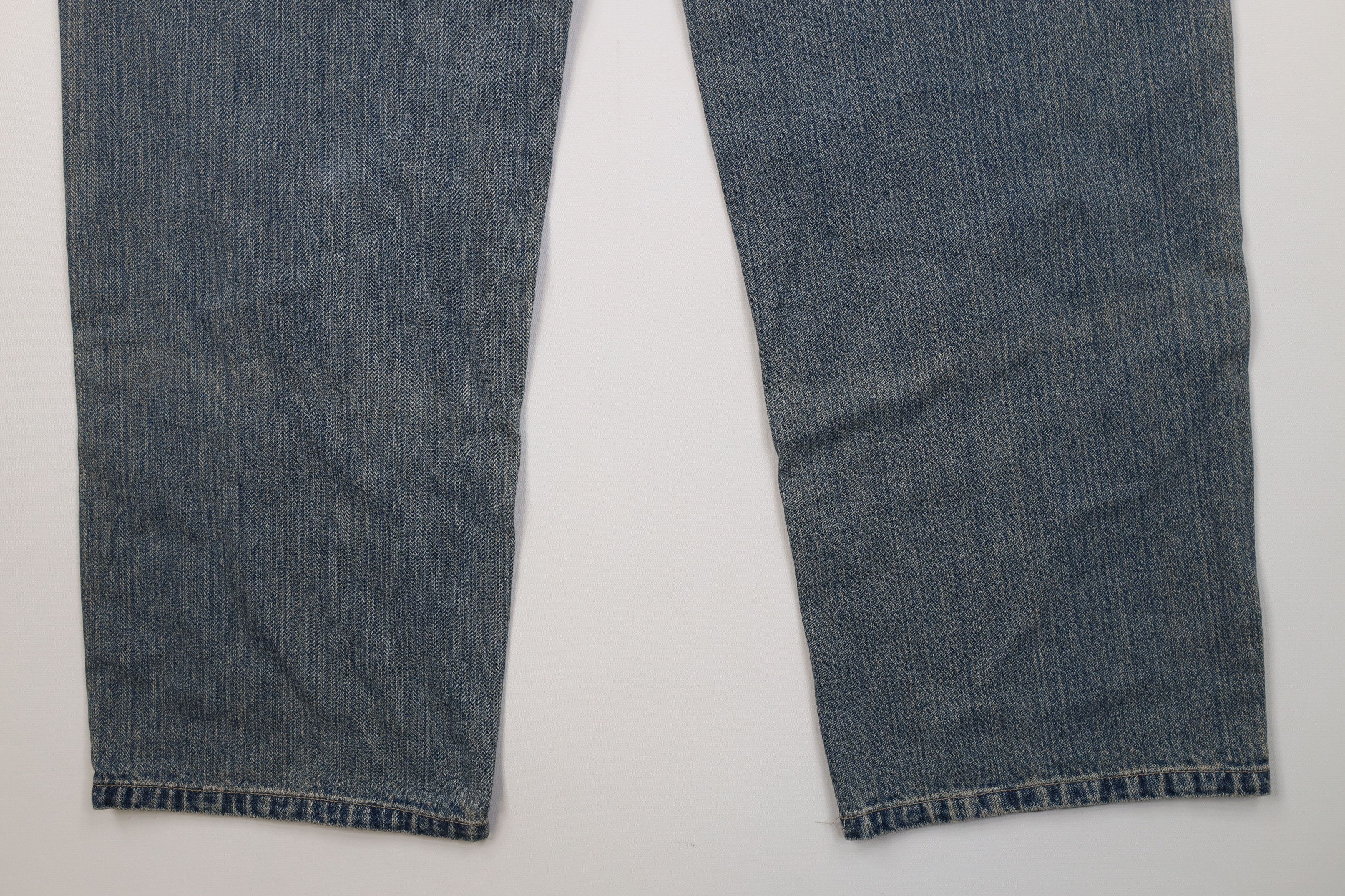 Calvin Klein Vintage 90s Y2K Calvin Klein Baggy Wide Leg Denim Jeans Blue Size US 36 / EU 52 - 12 Thumbnail