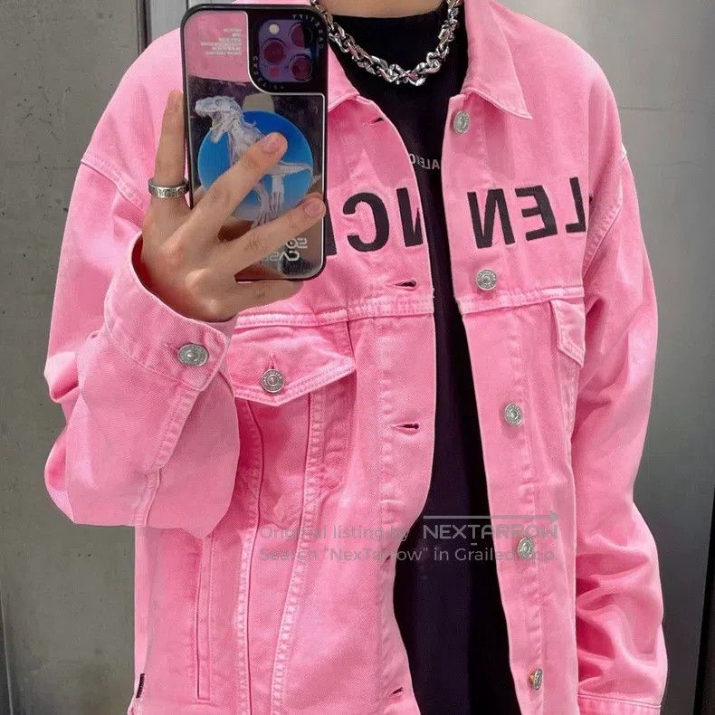 Balenciaga Balenciaga Valentine's Day Series Logo Letter Printed Pink Size 4XL / US 24-26 - 5 Thumbnail