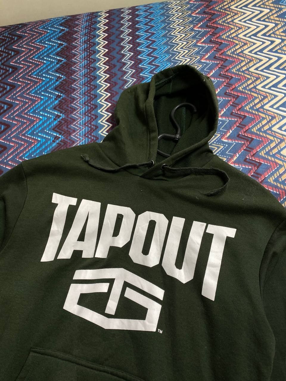 Tapout vintage streetwear Sweatshirt hoodie TAPOUT big logo Size US S / EU 44-46 / 1 - 4 Thumbnail