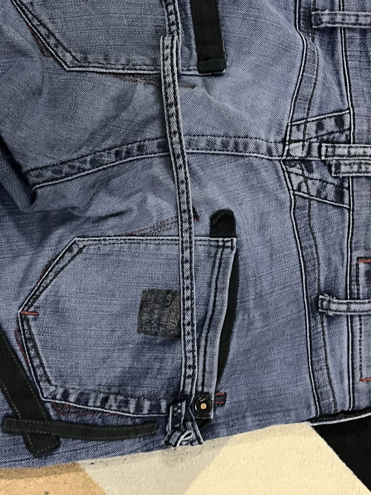 Beauty Beast × Marithe + Francois Girbaud Vintage Marithe Francois Girbaud Punk Denim Size US 31 - 17 Thumbnail