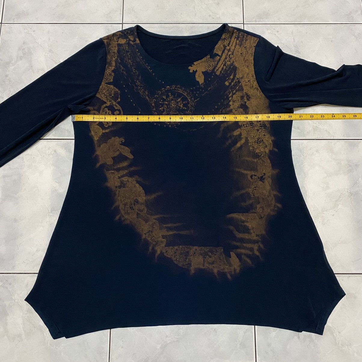 If Six Was Nine Japanese Jewel Chain Top GOA Style Longsleeves Tshirt Size L / US 10 / IT 46 - 15 Thumbnail