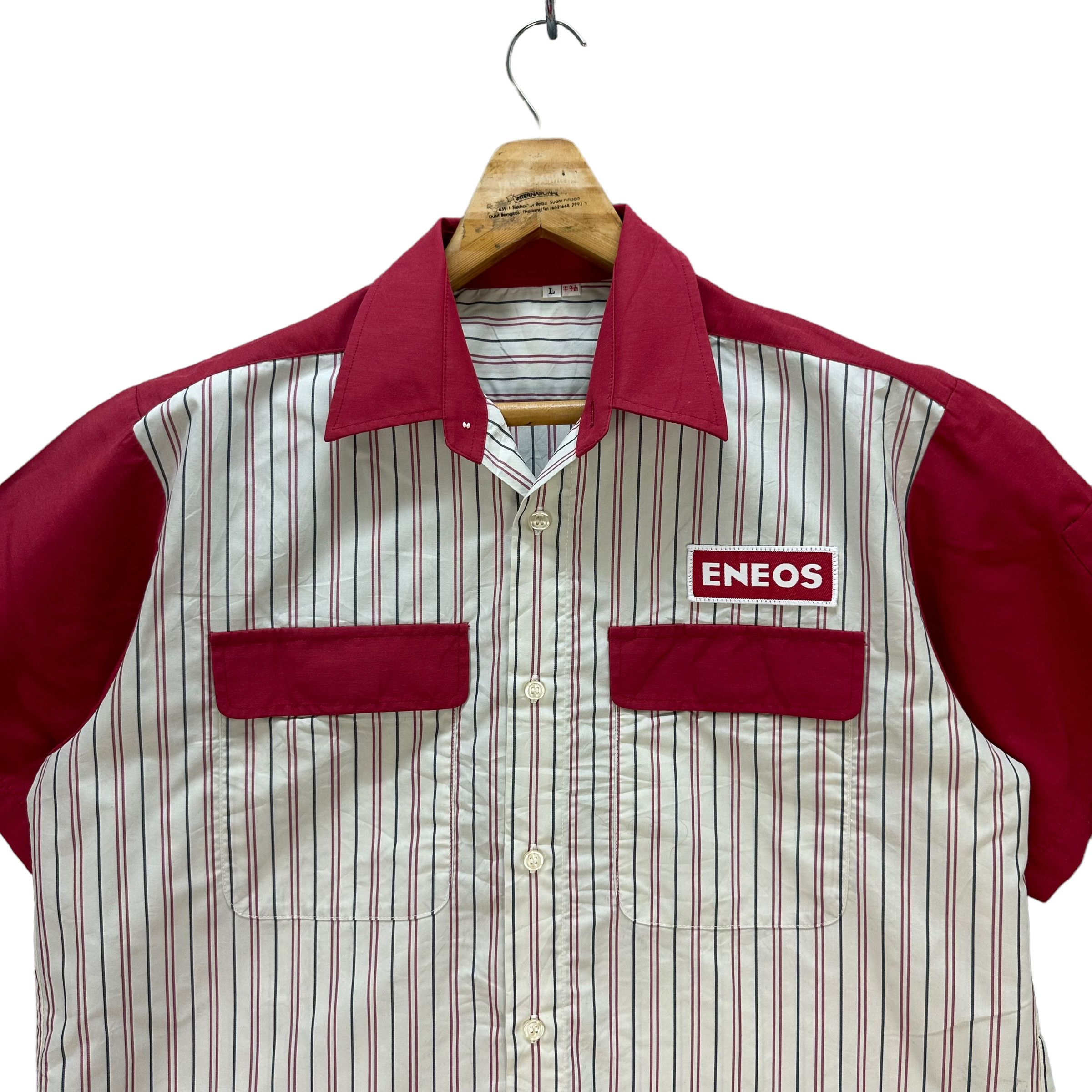 Vintage VINTAGE ENEOS BUTTON UPS SHIRT #8358-005 Size US L / EU 52-54 / 3 - 2 Thumbnail