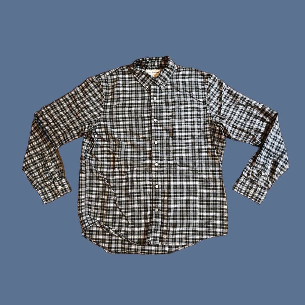 Vintage VINTAGE Denim & Supply Ralph Lauren Shirt Men’s XL Black Green Plaid Size US XL / EU 56 / 4 - 1 Thumbnail