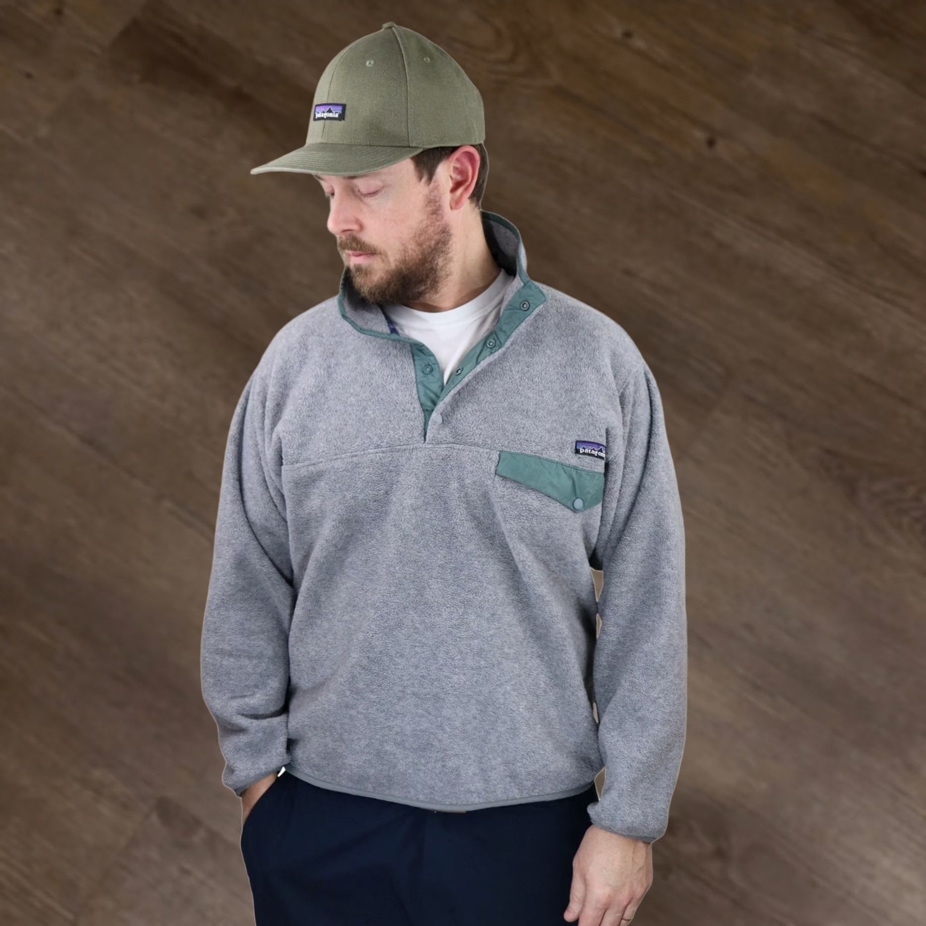 Patagonia × Streetwear × Vintage Patagonia 90s Zen Turtle Snap-T