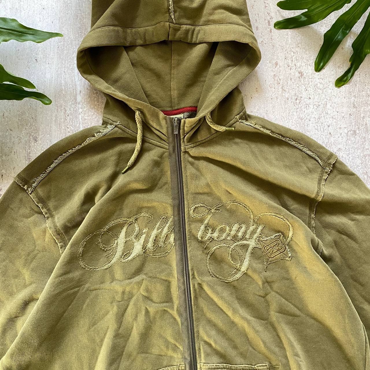 Billabong VINTAGE Y2K BILLABOND AMAZING KHAKI ZIP HOODIE 137 Size US XXL / EU 58 / 5 - 2 Thumbnail