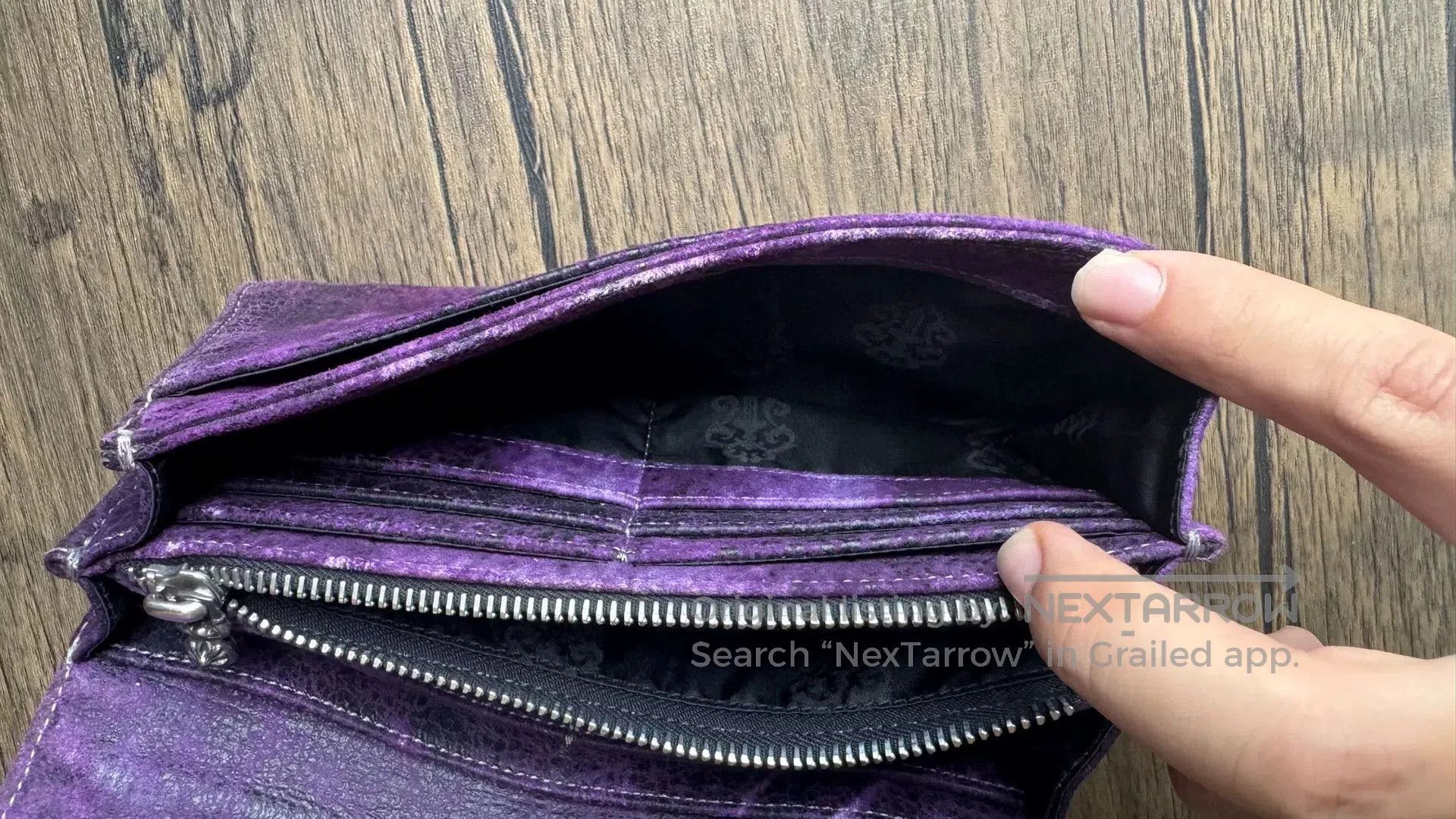 Chrome Hearts chrome hearts long wallet in purple. Size ONE SIZE - 4 Thumbnail