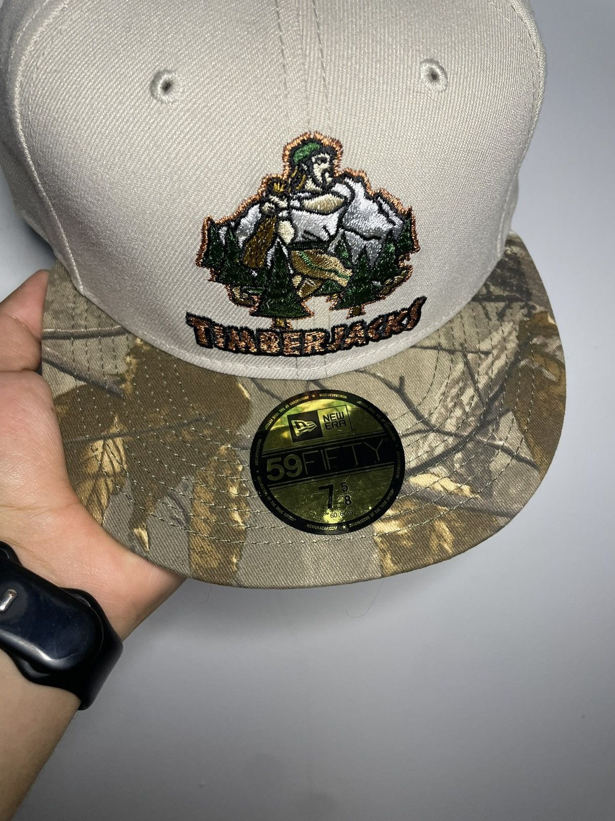 New Era sz 7 1/2 Brand New MiLB Southern Oregon Timberjacks Fitted Size ONE SIZE - 3 Thumbnail