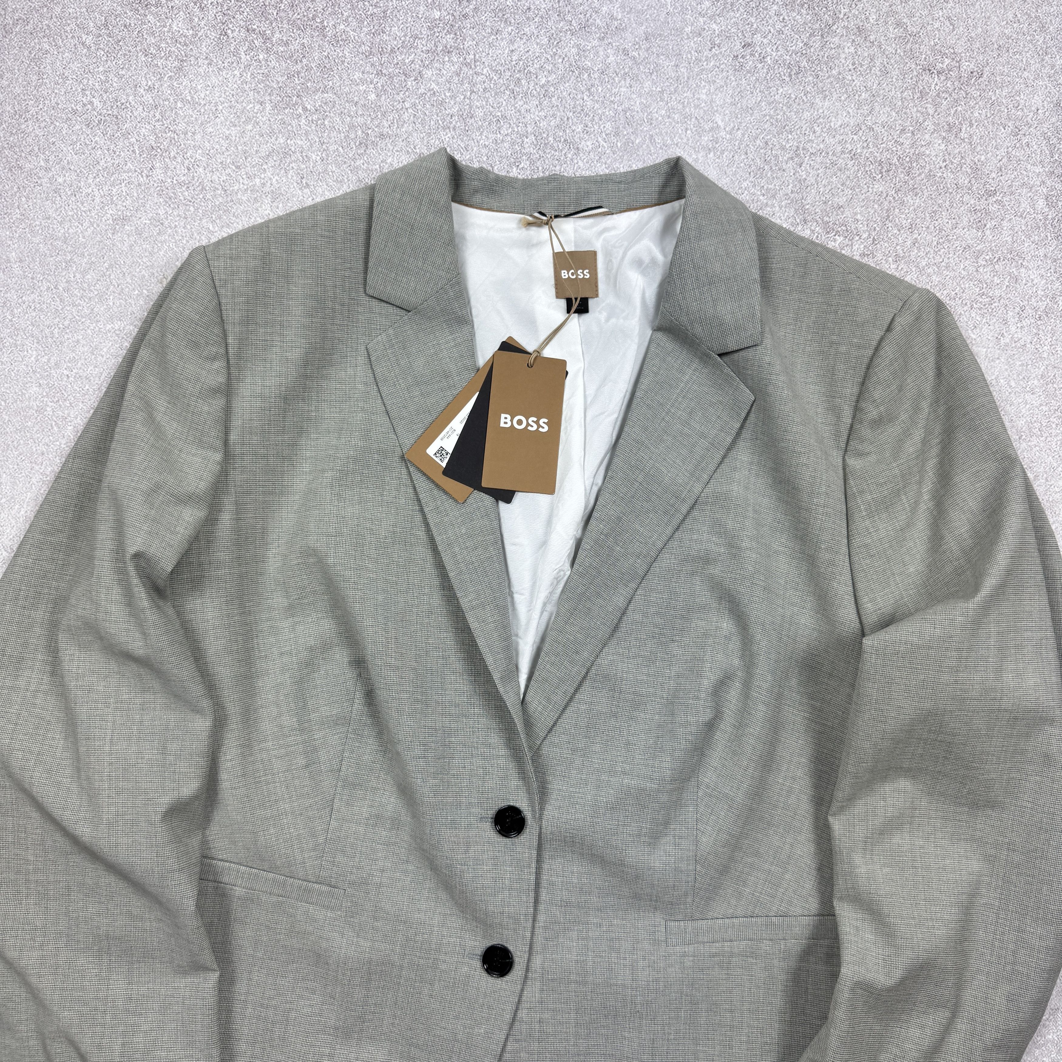 Hugo Boss Hugo Boss Jasewa Virgin Wool Blend Gray Blazer Size 50 / 18 Size XXL / US 16-18 / IT 52-54 - 3 Thumbnail
