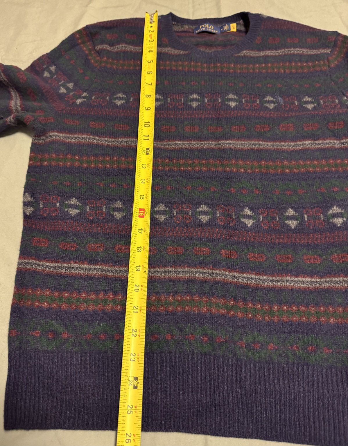 Polo Ralph Lauren Polo Ralph Lauren Size Medium Wool Fair Isle Nordic Sweater Size US M / EU 48-50 / 2 - 3 Thumbnail