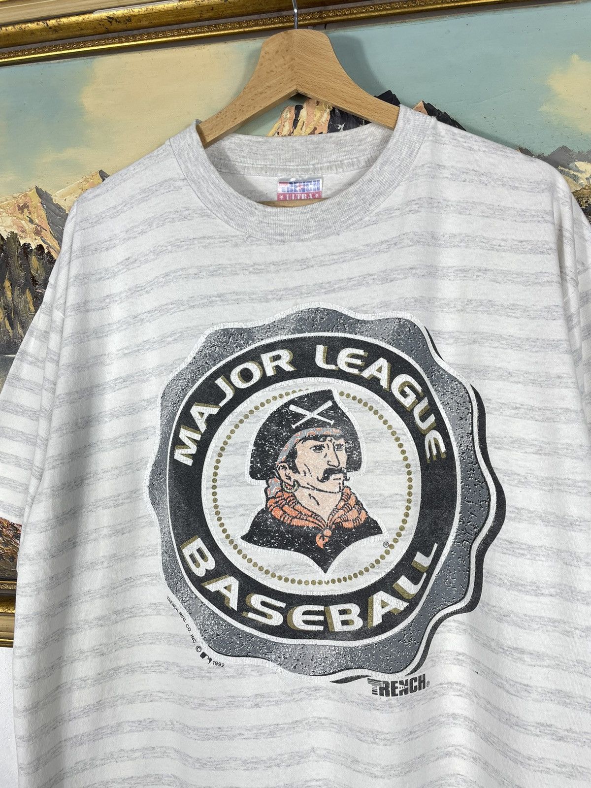 MLB × Vintage Vintage Retro 90s Major League Baseball MLB 1992 T shirt Tee Size US XL / EU 56 / 4 - 4 Thumbnail