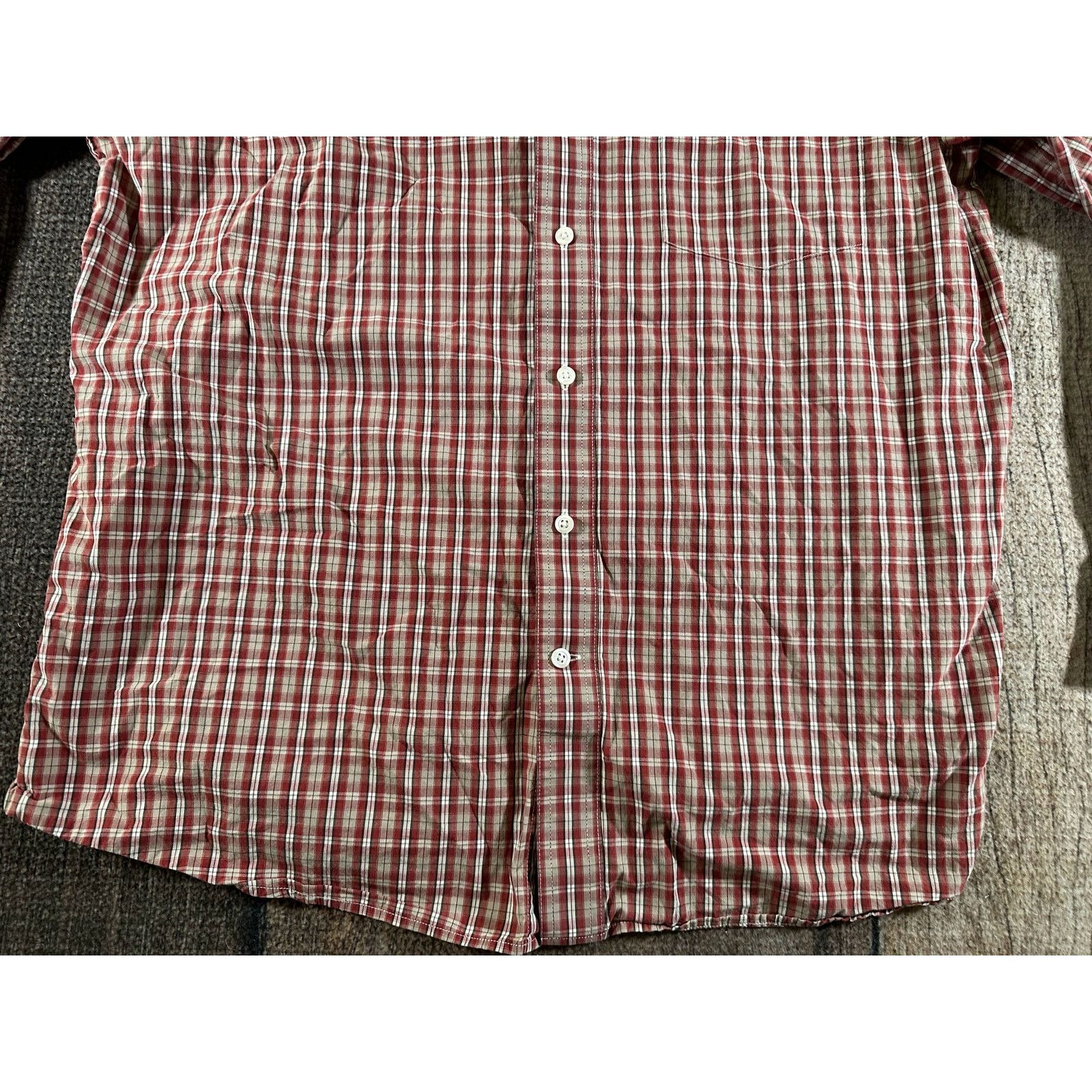 Eddie Bauer Eddie Bauer Mens L Classic Fit Red Plaid L/S Flannel Shirt Size US L / EU 52-54 / 3 - 4 Thumbnail