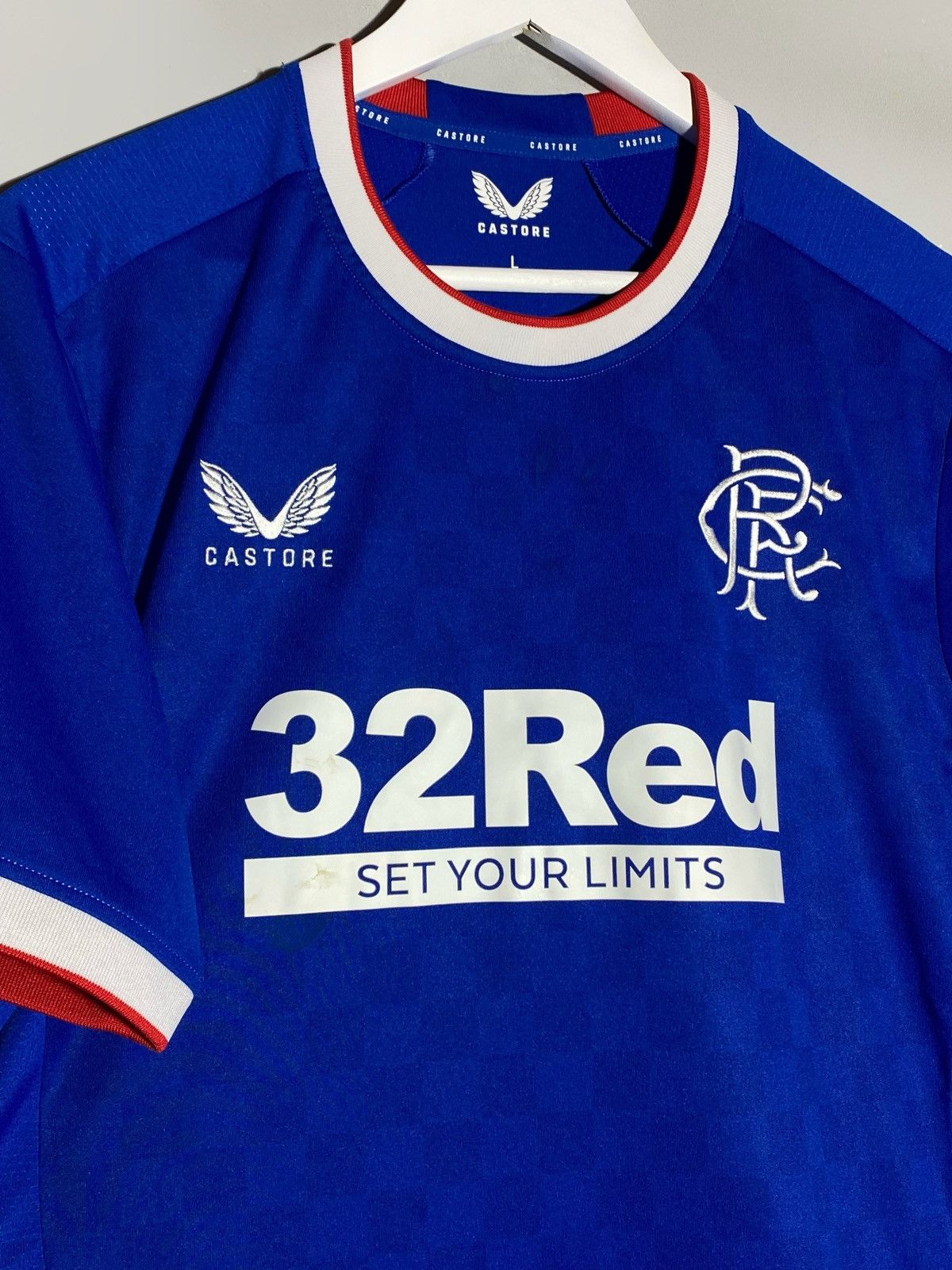 Other Rangers FC 2022/23 Home Soccer Jersey Size US L / EU 52-54 / 3 - 3 Thumbnail