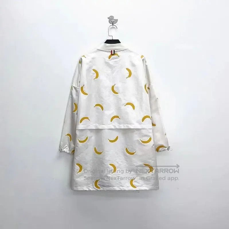 Thom Browne Thom Browne White Jacket with Yellow Print . Size S / US 4 / IT 40 - 2 Thumbnail