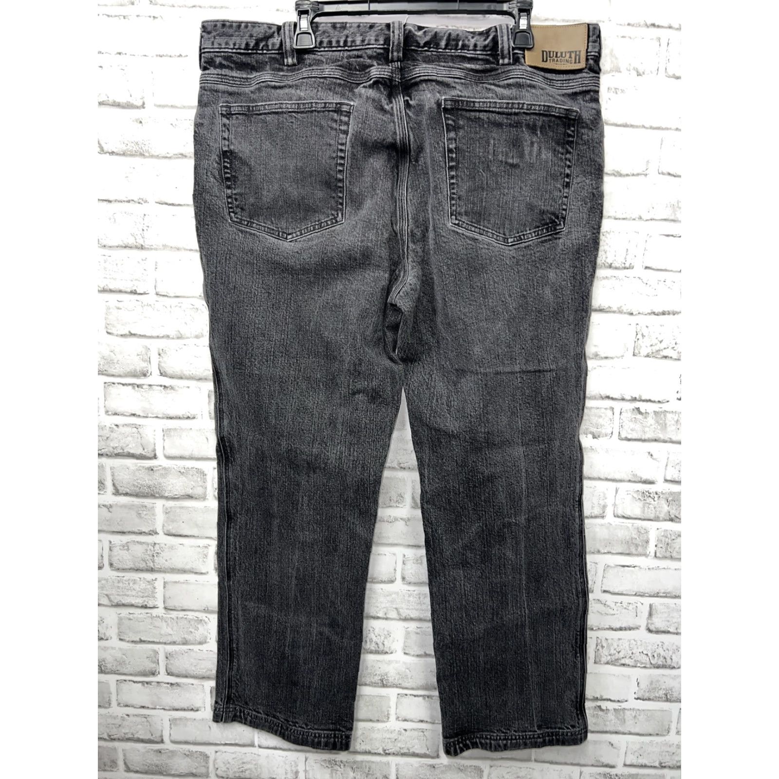 CO DULUTH TRADING CO Flex Ballroom Jeans Mens 40x32 Black Straight Size US 40 / EU 56 - 4 Thumbnail