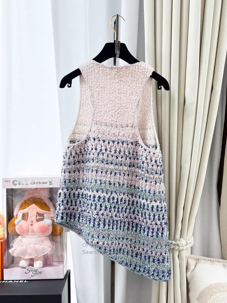 Chanel Chanel Irregular beveled sleeveless vest Size XS / US 0-2 / IT 36-38 - 2 Thumbnail