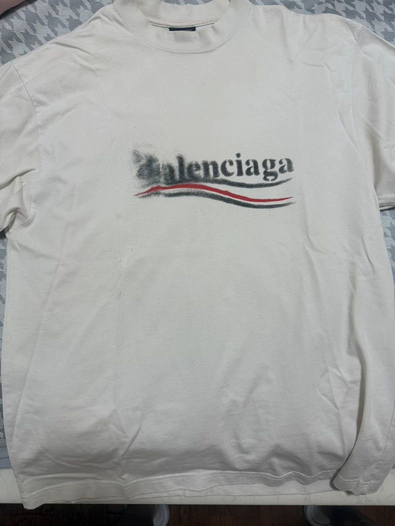 Balenciaga Balenciaga White short sleeve T-shirt Size US XXS / EU 40 - 1 Thumbnail