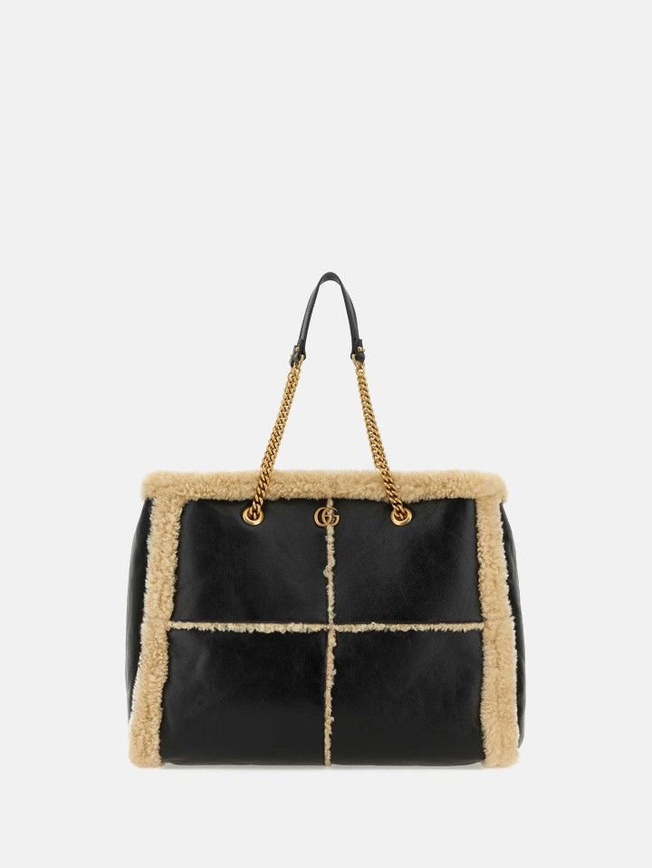 Gucci Gucci GG Marmont Large Tote in Merino Wool Trim Size ONE SIZE - 1 Thumbnail
