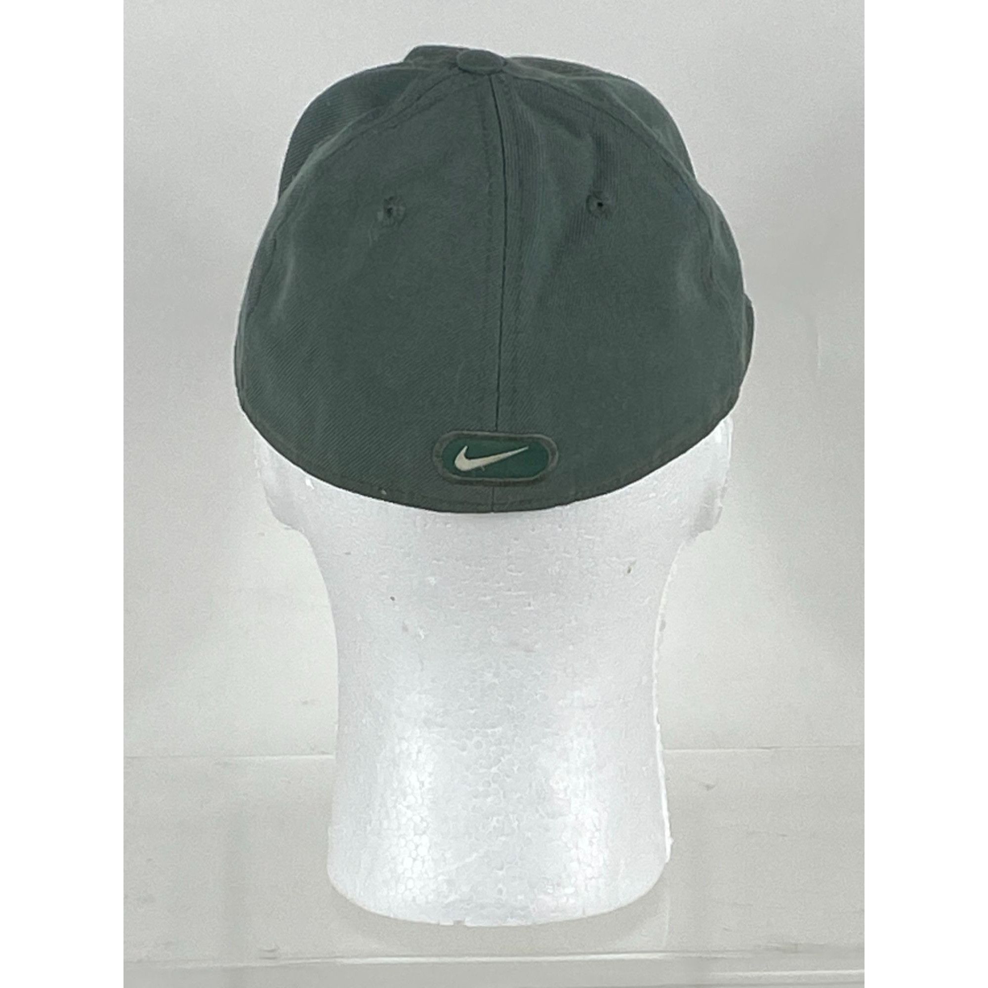 Nike Vintage 90s Nike Swoosh Embroidered Wool Fitted Hat Cap Gree Size ONE SIZE - 4 Thumbnail
