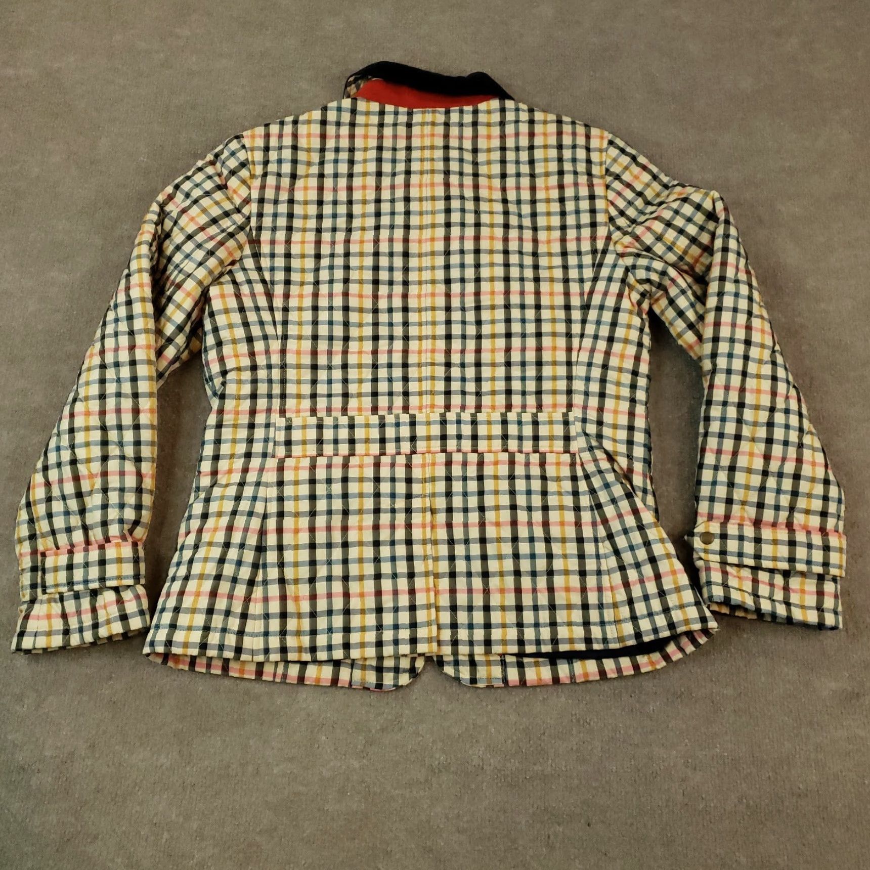Talbots Talbots Coat Womens Medium White Blue Pink Yellow Plaid Pockets Lined Jacket Size M / US 6-8 / IT 42-44 - 8 Thumbnail