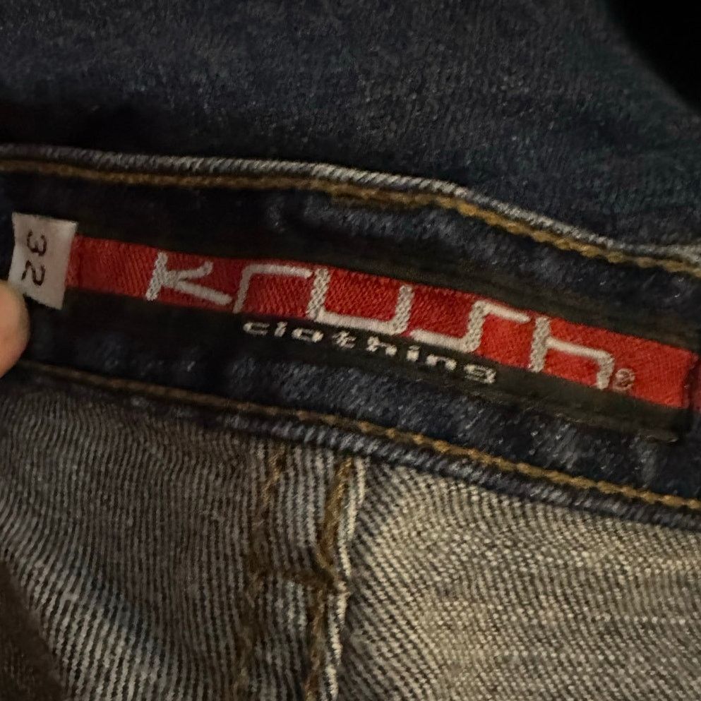 Designer KRUSH Premium Denim Jeans Size US 32 / EU 48 - 9 Thumbnail