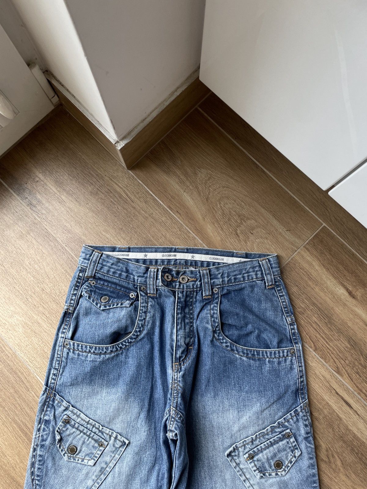 Japanese Brand Vintage Jeans Faded Avant Garde Y2K Washed Cargo Japanese Size US 30 / EU 46 - 8 Thumbnail