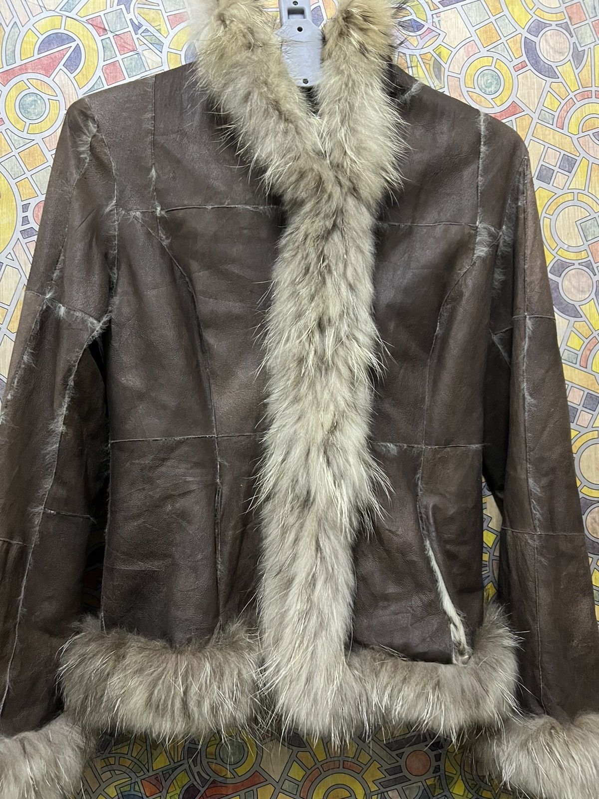 Japanese Brand × Leather Pellessimo Coats, Outerwear Leather Rabbit Size M / US 6-8 / IT 42-44 - 6 Thumbnail