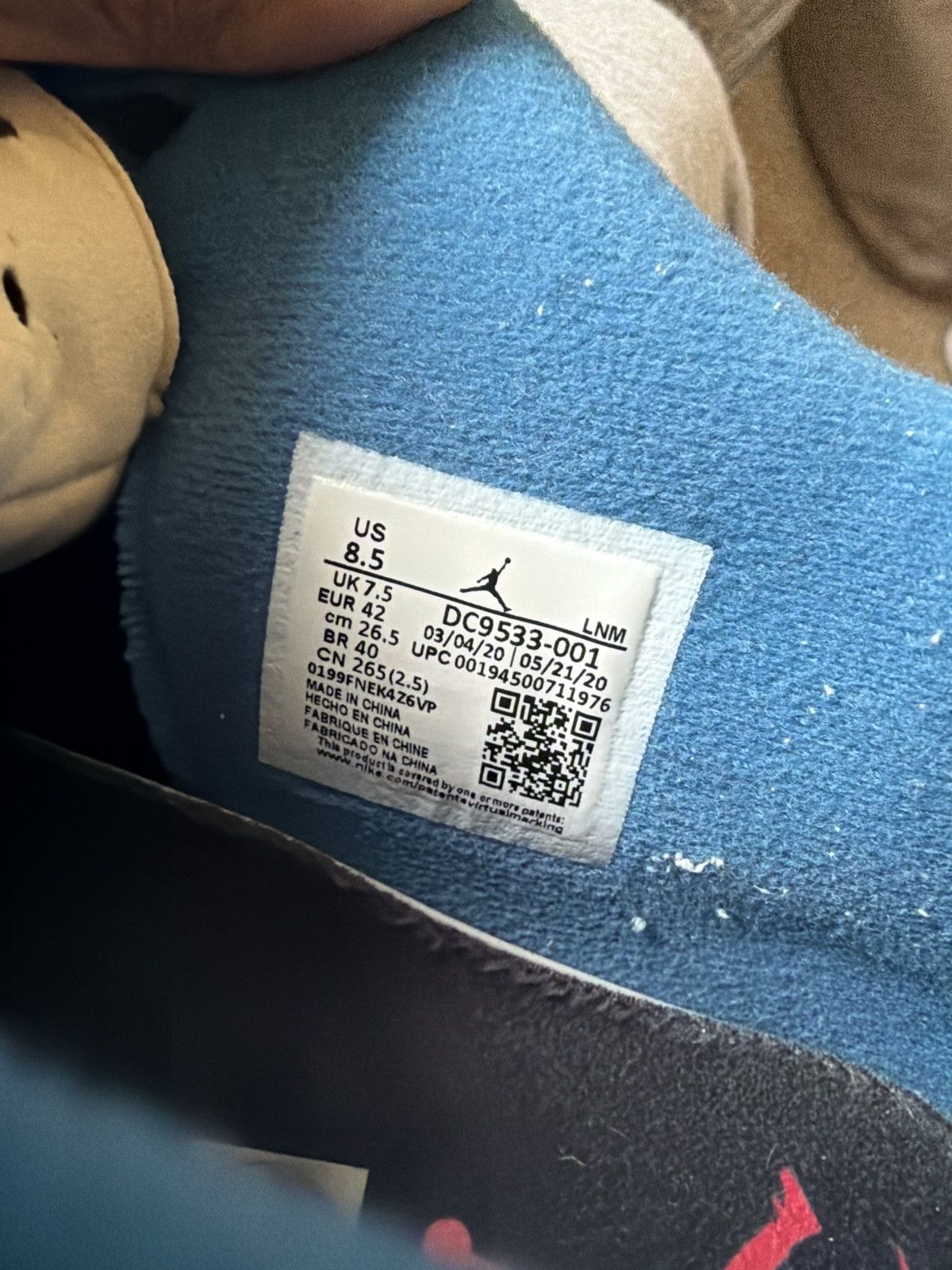 Jordan Brand × Union LA AJ4 x Union LA "off-noir" Size US 8.5 / EU 41-42 - 7 Thumbnail