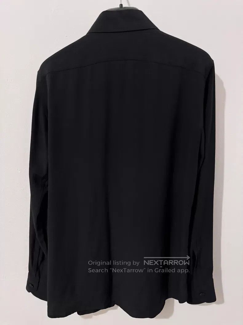 Saint Laurent Paris Saint Laurent Paris Matte Mulberry Silk Basic Black Samura Size M / US 6-8 / IT 42-44 - 2 Thumbnail