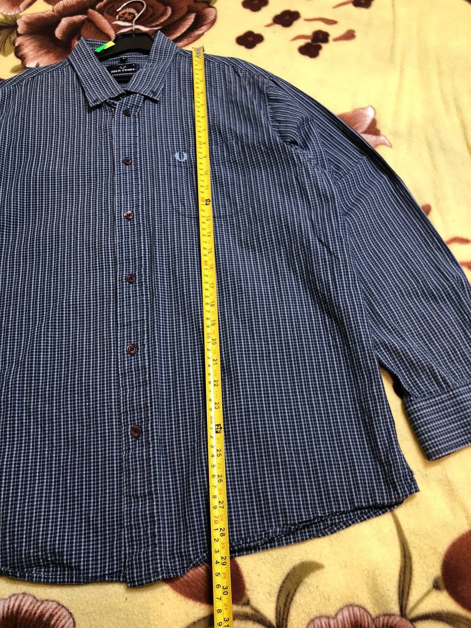 Fred Perry Vintage FRED PERRY Cotton Plaid Button Down Shirt Size US L / EU 52-54 / 3 - 8 Thumbnail