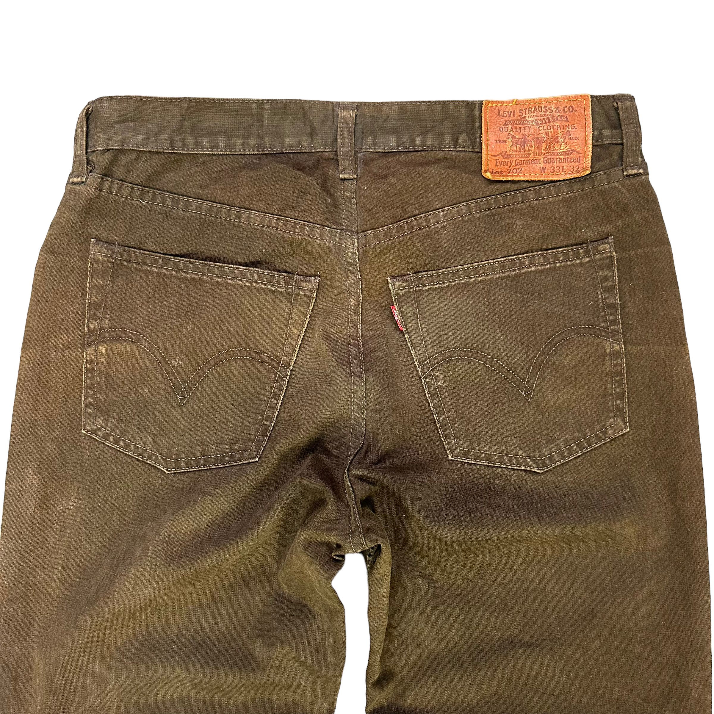 Levi's LEVIS LOT 702 BROWN DENIM PANT #8078-201 Size US 33 - 11 Thumbnail