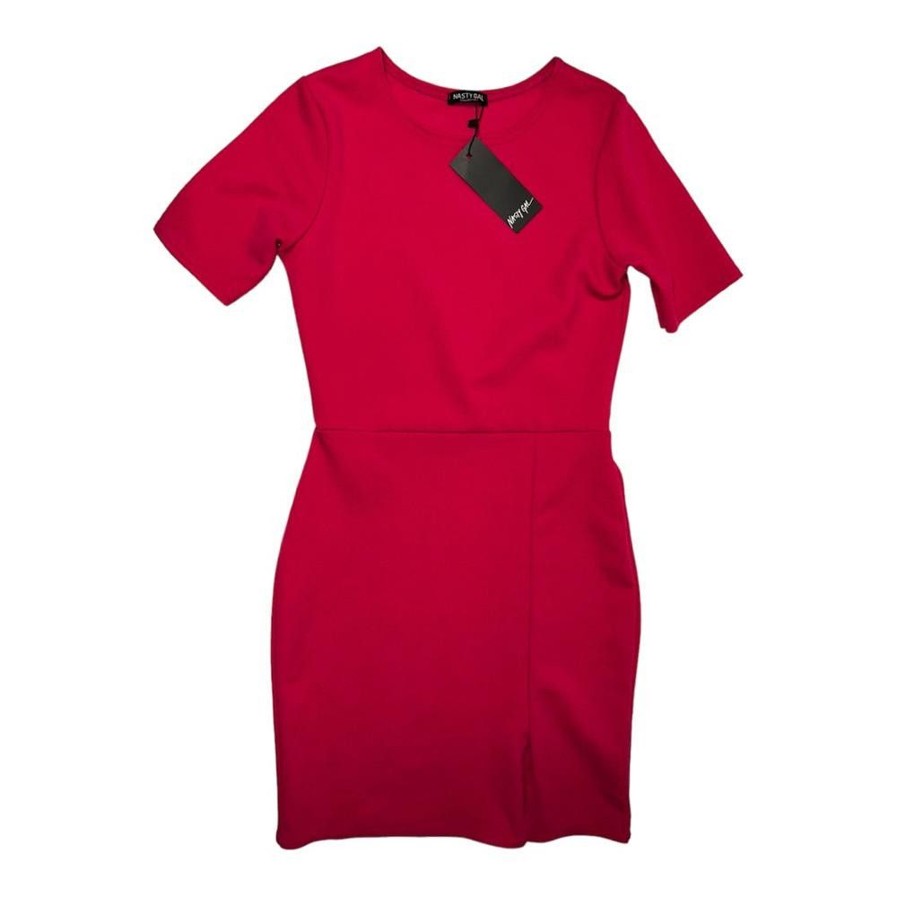 Designer Nasty Gal l NWT Slit Down Bodycon Dress Size 6 Size M / US 6-8 / IT 42-44 - 2 Thumbnail