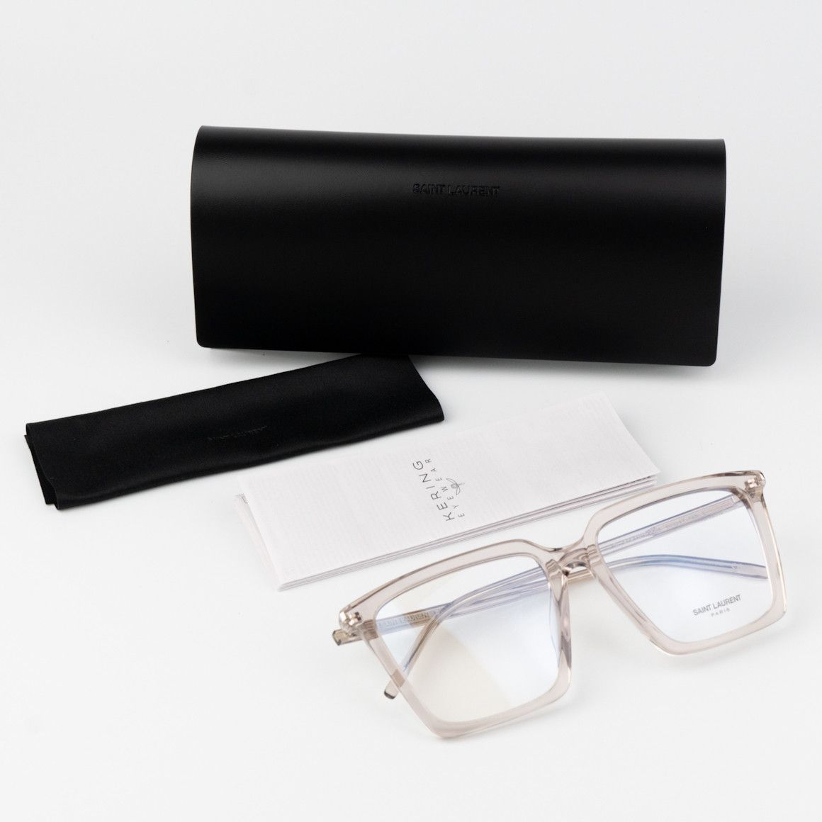 Saint Laurent Paris NEW Saint Laurent SL474OPT 003 Square Women Eyeglasses Size ONE SIZE - 10 Thumbnail