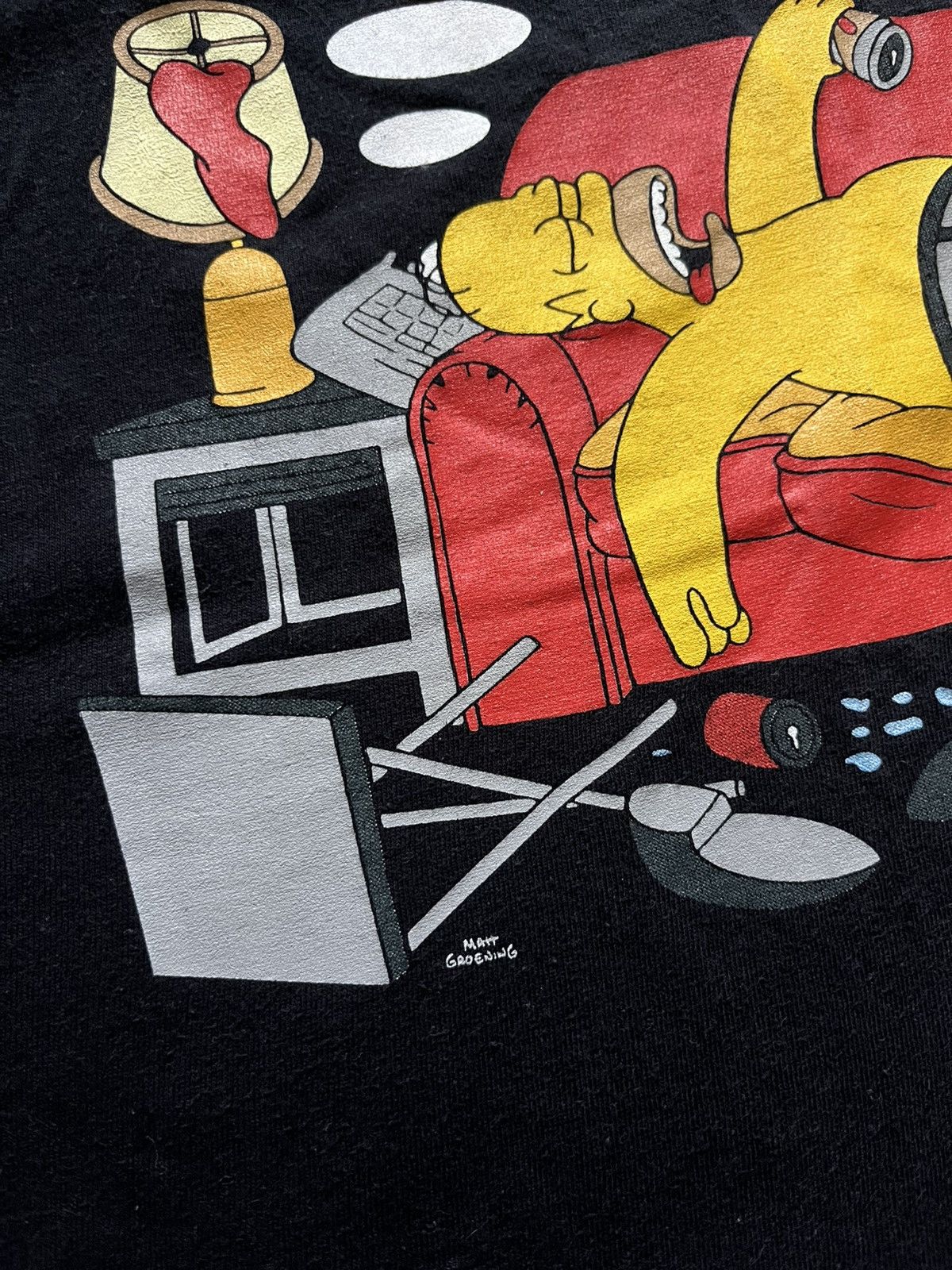 The Simpsons Vintage 90s the simpsons screen stars 1999 matt groening Size US XL / EU 56 / 4 - 3 Thumbnail