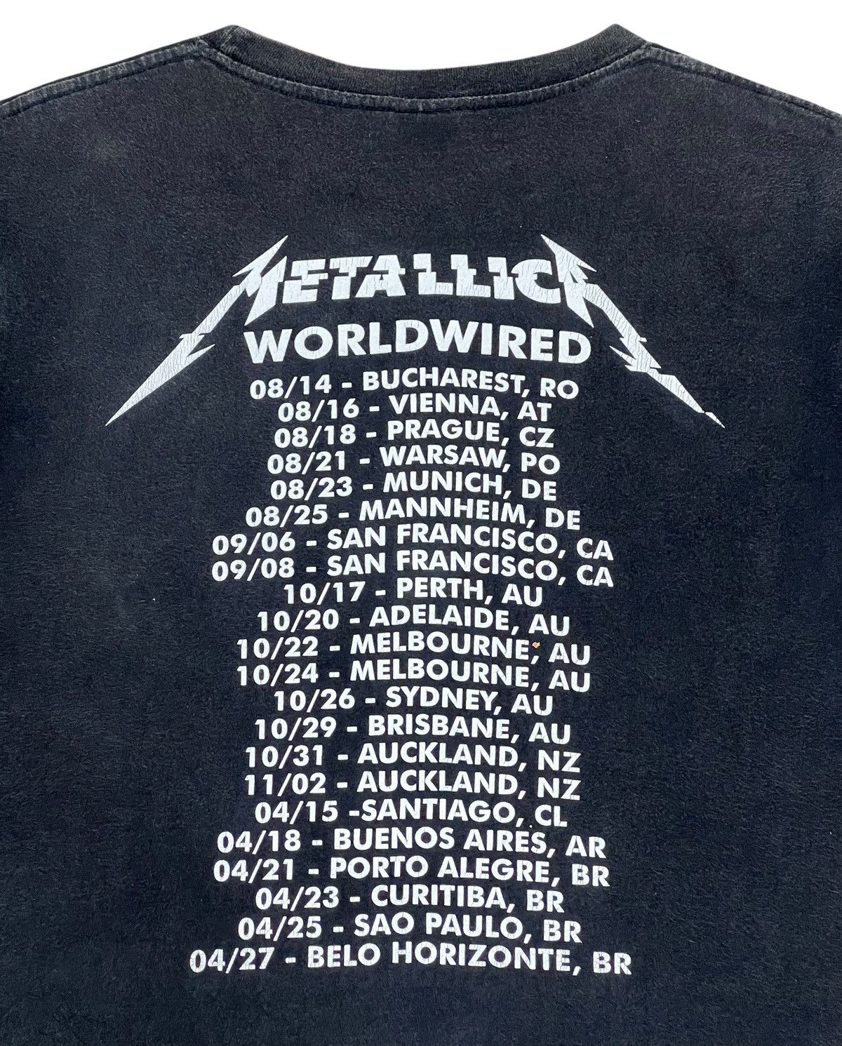 Band Tees Vintage Metallica Hardwired To Self-Destruct World Tour Tee Size US L / EU 52-54 / 3 - 4 Thumbnail
