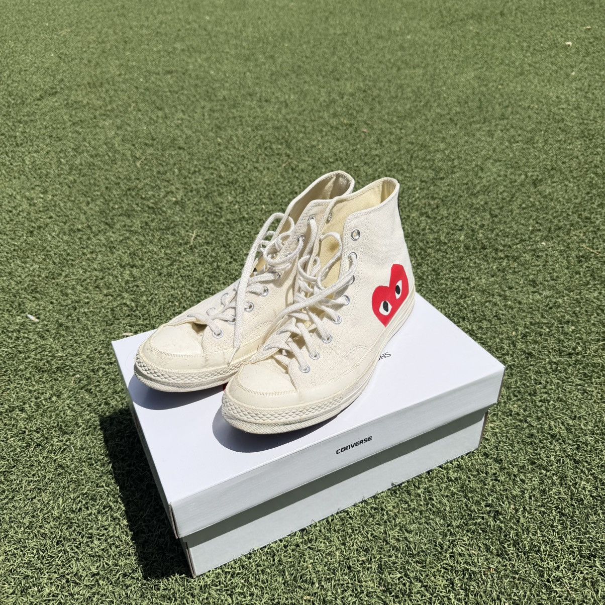 Comme des Garcons PLAY × Converse CDG Play Converse Chuck 70 Hi-Top Size US 10 / EU 43 - 1 Thumbnail