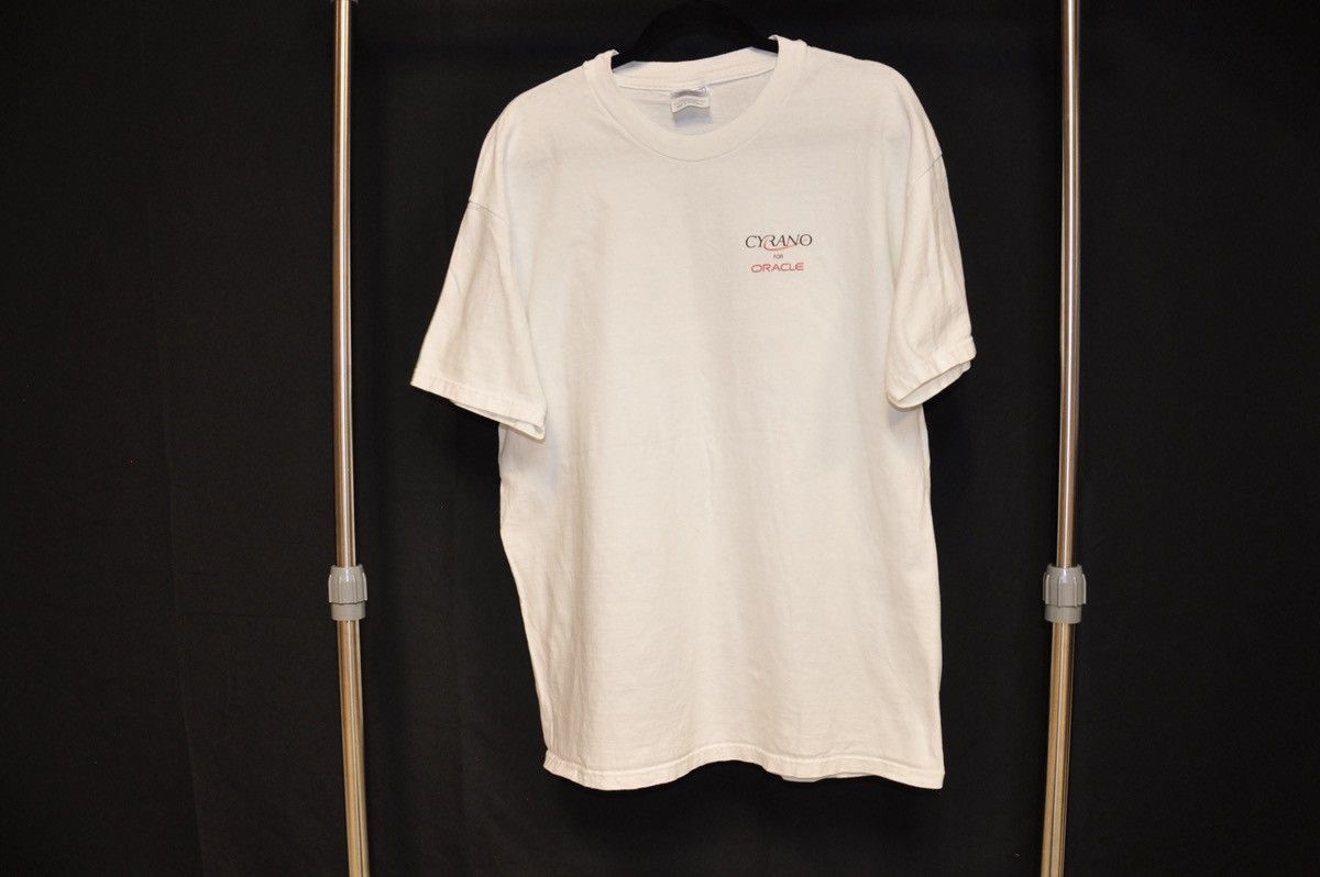 Vintage Vintage Cyrano for Oracle “Push the Limits” Promo Tee Size US XL / EU 56 / 4 - 1 Thumbnail