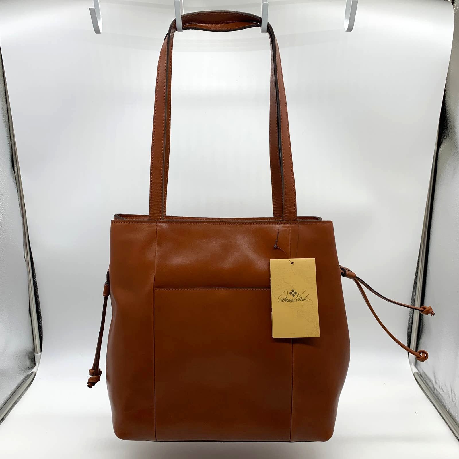 Other Patricia Nash Everton Slouchy Tote Cinnamon Brown Leather Size ONE SIZE - 1 Thumbnail