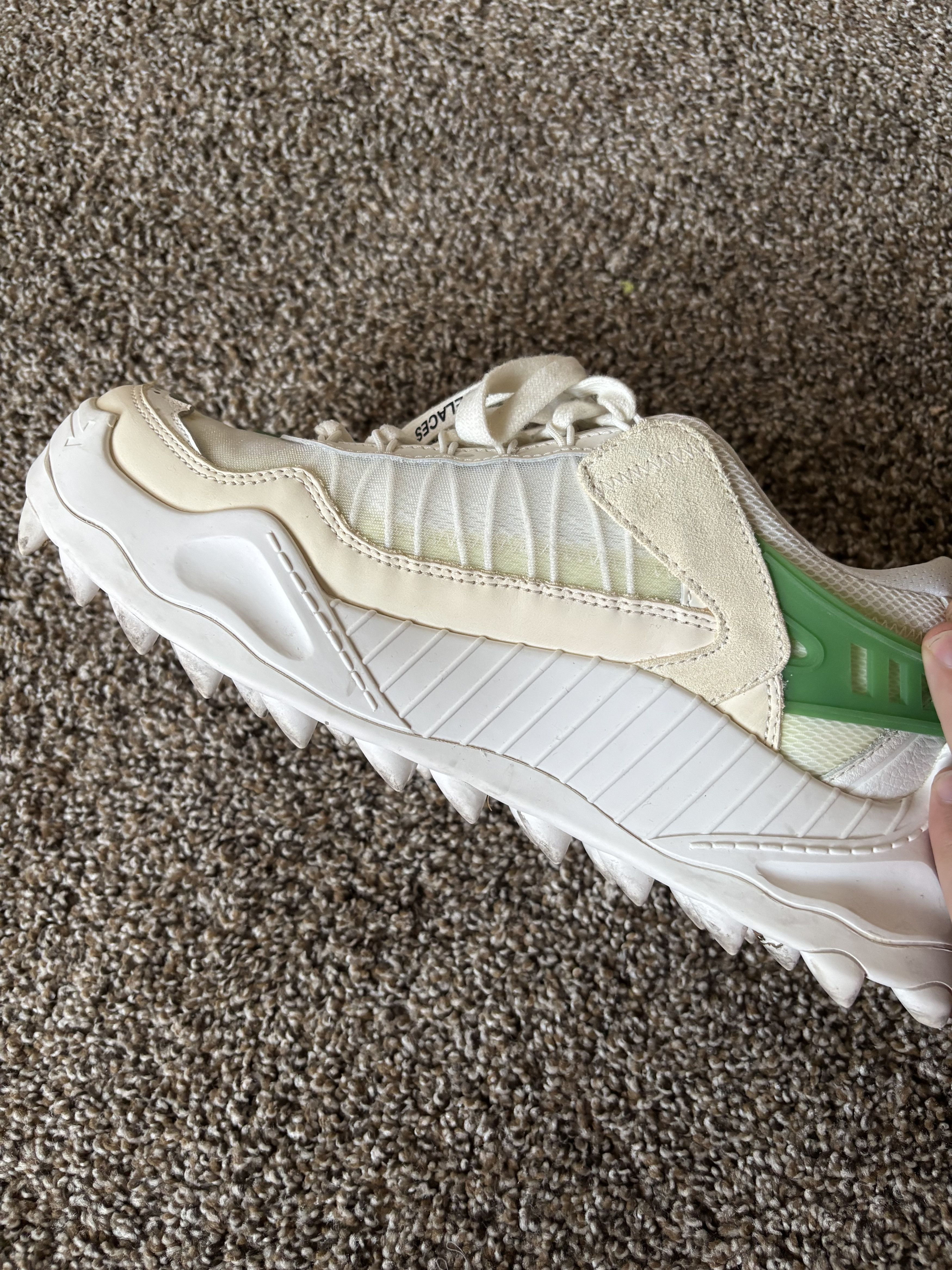 Off-White Off white odsy 1000 White/Green Size US 8.5 / EU 41-42 - 5 Thumbnail