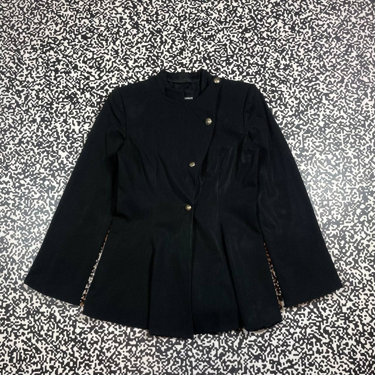 Giorgio Armani Vintage 90s Giorgio Armani Luxury Flared Napoleon Blazer Size M / US 6-8 / IT 42-44 - 2 Thumbnail