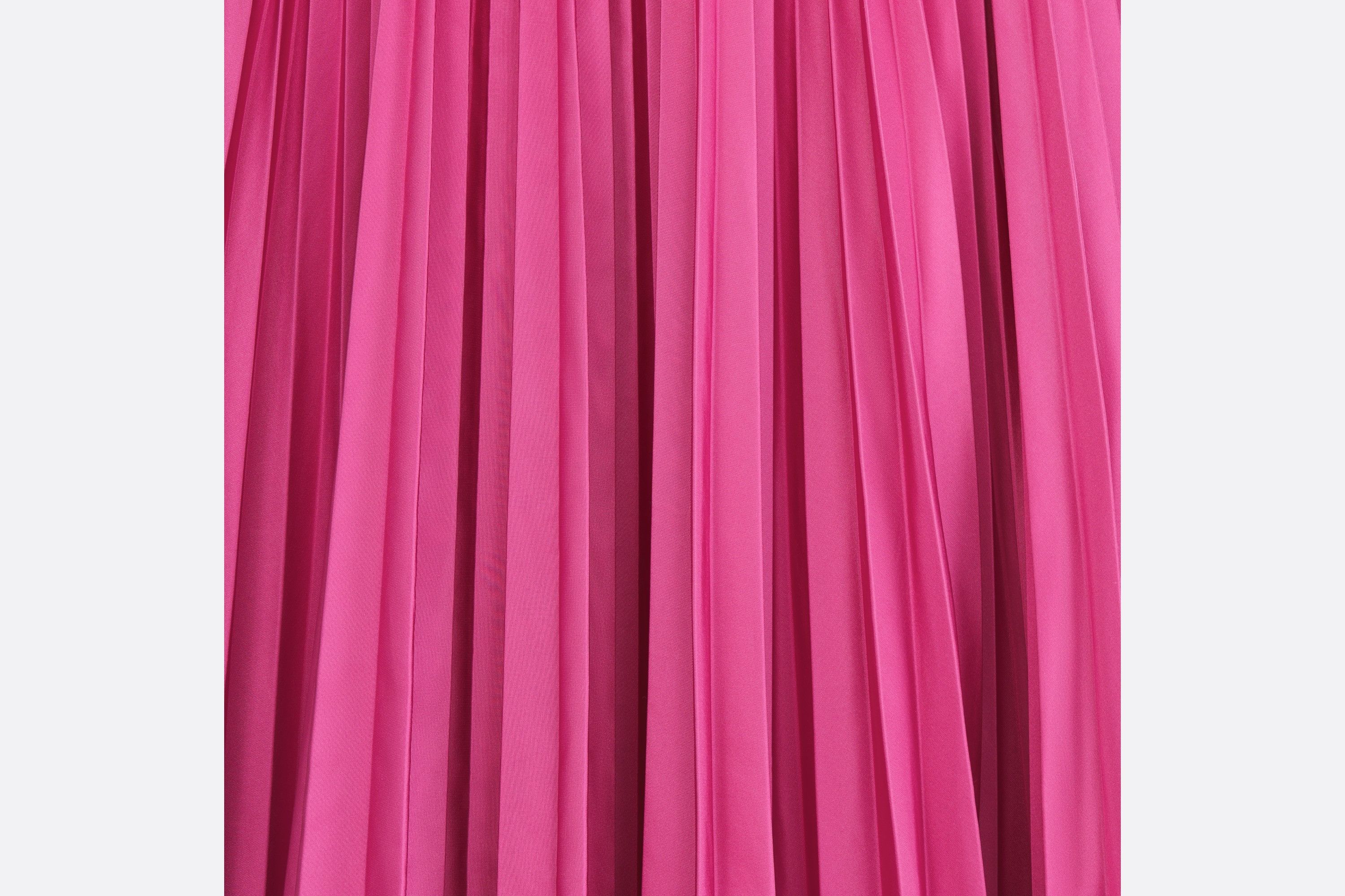 Dior o1y0825 Midi Skirt in Magenta Size 27" / US 4 / IT 40 - 3 Thumbnail