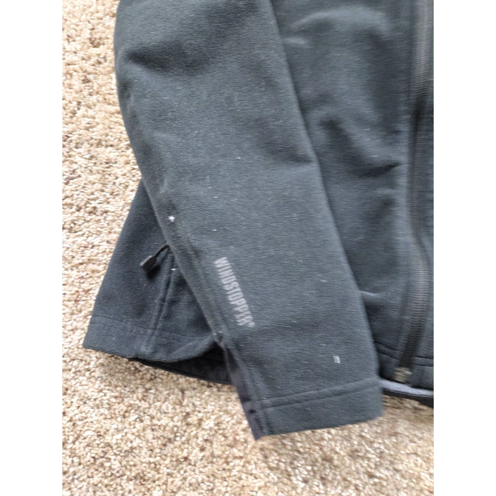 Black Diamond Black Diamond Windstopper Jacket Womens Medium Black Fleece Full Zip Hooded Size M / US 6-8 / IT 42-44 - 3 Thumbnail