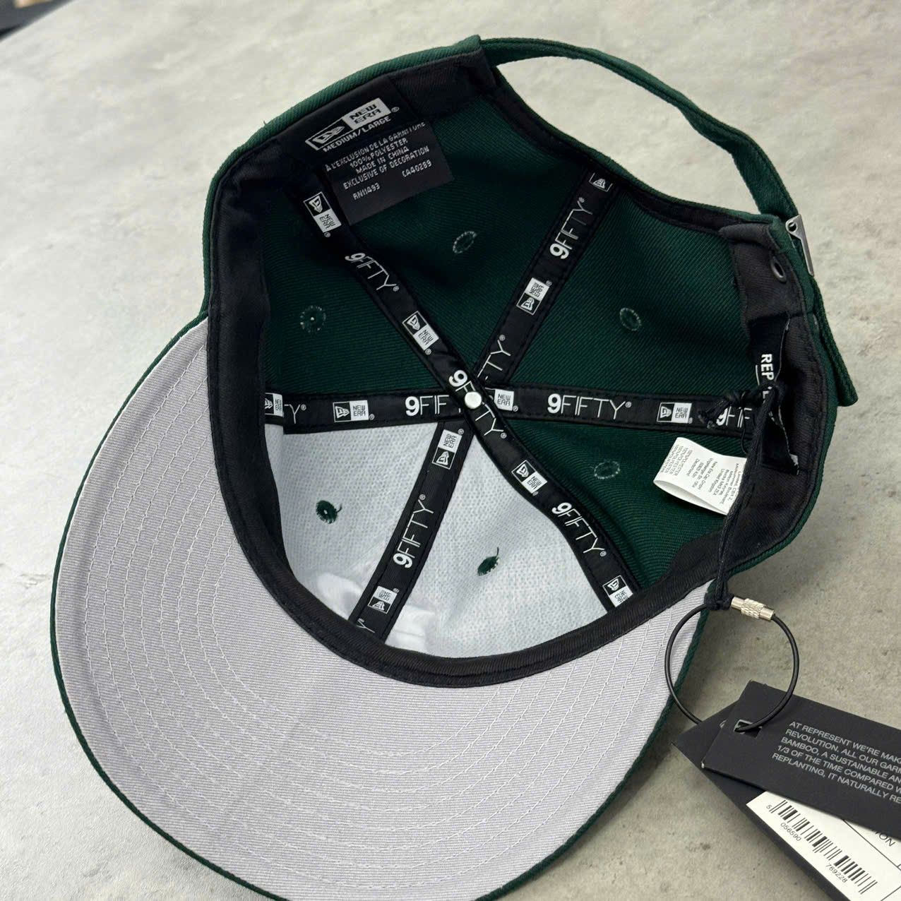 Represent Clo. REPRESENT Initial New Era Cap Racing GREEN Size ONE SIZE - 2 Thumbnail