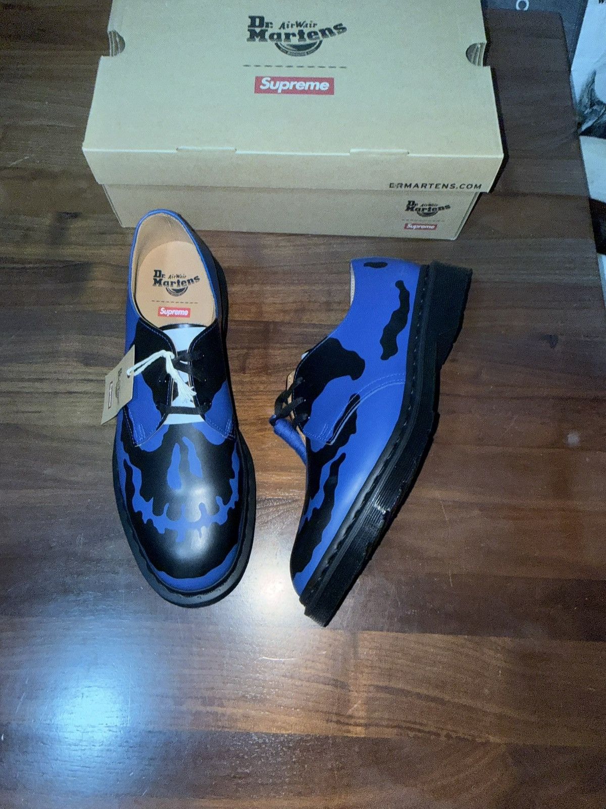 Dr. Martens × Supreme SUPREME®/DR. MARTENS® 1461 3-EYE SHOE Royal Skull FW25 11 Size US 11 / EU 44 - 1 Thumbnail