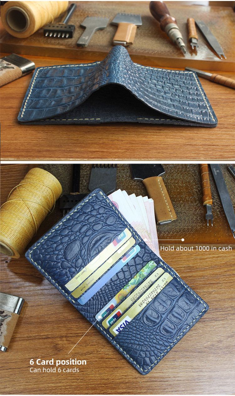 Japanese Brand Men's Leather Short Wallet Size ONE SIZE - 3 Thumbnail