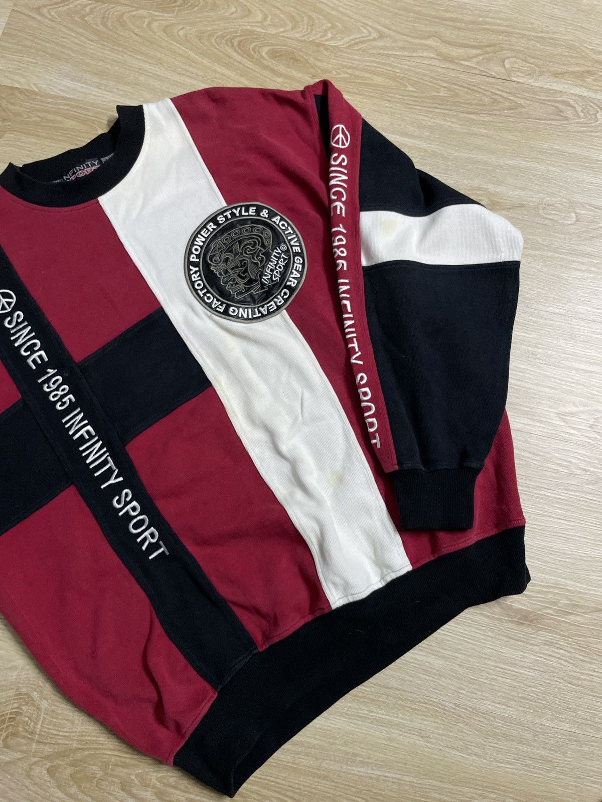 Designer × Japanese Brand Infinity sport sweatshirt rare design Size US L / EU 52-54 / 3 - 3 Thumbnail