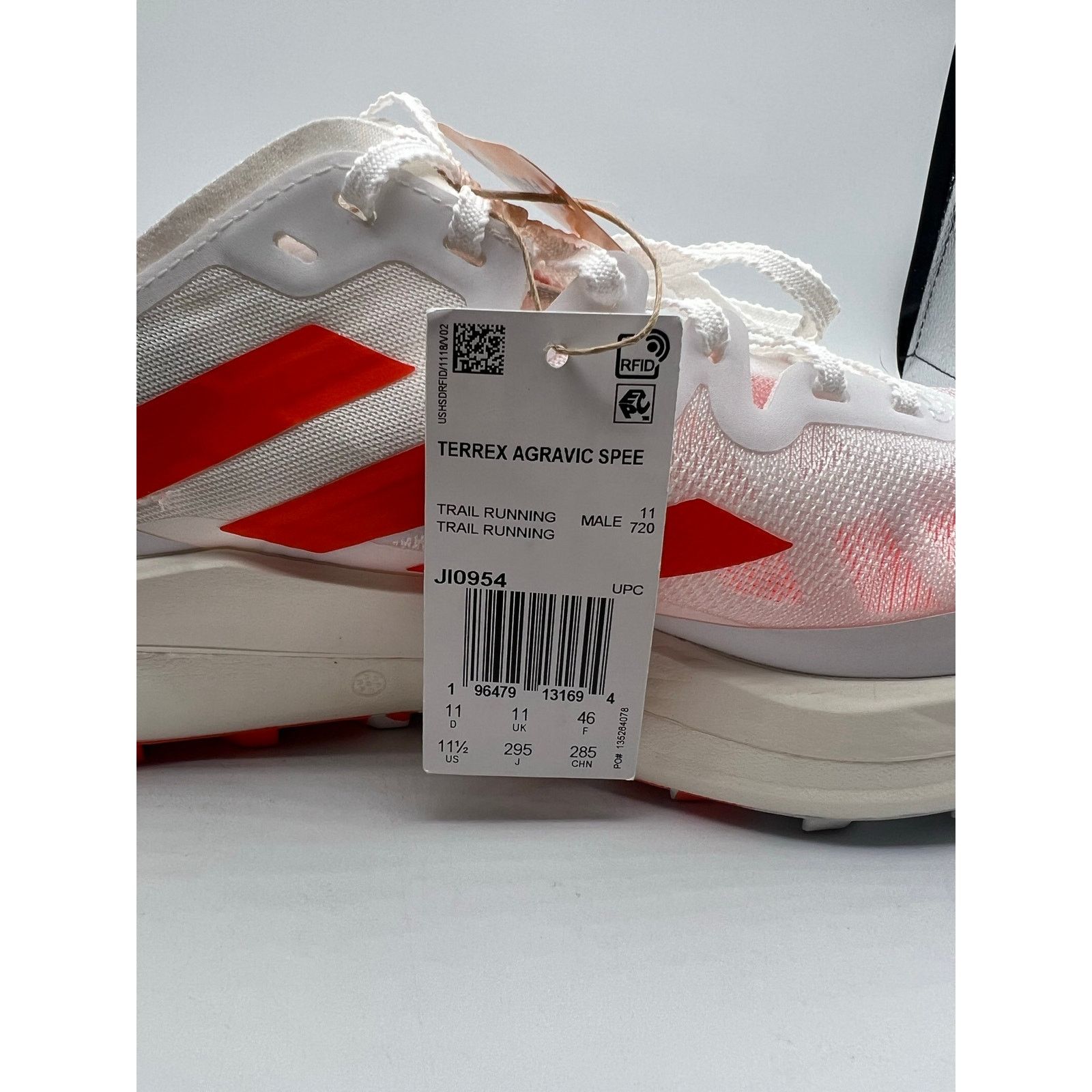 Adidas Adidas Terrex Agravic Speed ‘White Impact Orange’ Size US 11.5 / EU 44-45 - 7 Thumbnail