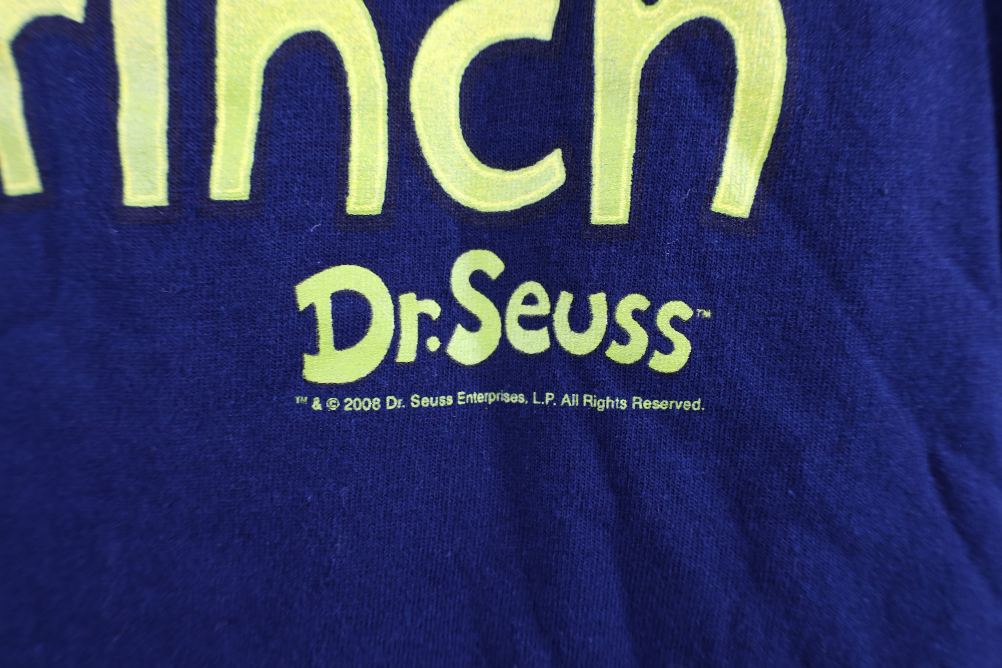 Vintage Vintage Y2K Dr Seuss Faded The Grinch Short Sleeve T-Shirt Size US L / EU 52-54 / 3 - 5 Thumbnail